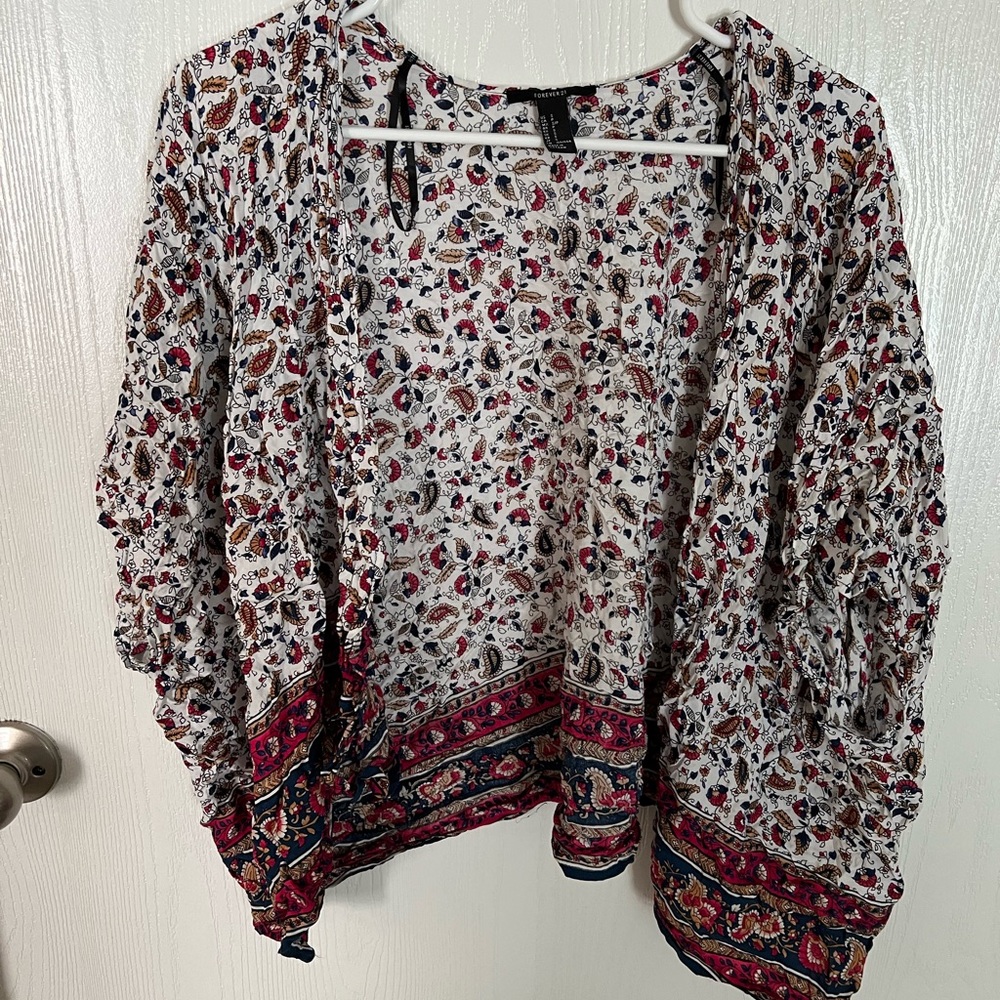floral kimono